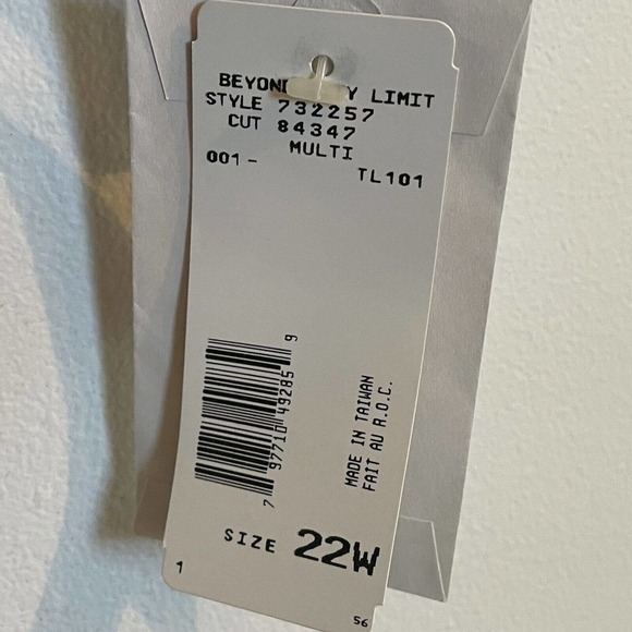 Jones New York Sport Tunic Blouse Brown Plaid Size 22W Long Sleeve NWT R… - Picture 6 of 6